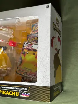 Pokemon Celebrations Pikachu VMAX Premium Figure Collection Sealed Box w/ Promos - Image 3