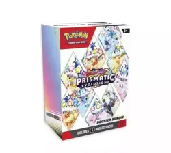 Pokemon TCG Scarlet & Violet Prismatic Evolutions Booster Bundle 6 Pack - Image 1
