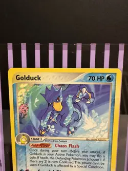 Pokemon TCG Golduck Rare 17/100 (2003) Vintage - NM Condition - Image 2