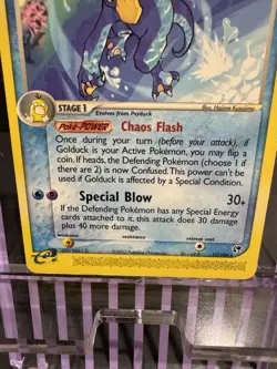 Pokemon TCG Golduck Rare 17/100 (2003) Vintage - NM Condition - Image 3