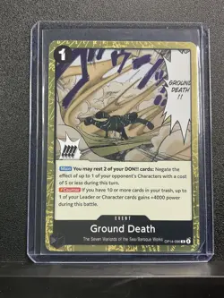 One Piece: The Azure Sea's Seven Ground Death #OP14-096 Rare Foil - Image 1
