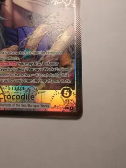 One Piece Crocodile (OP14-079) (Alternate Art) The Azure Sea's Seven OP14 - Image 4