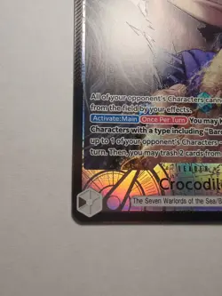 One Piece Crocodile (OP14-079) (Alternate Art) The Azure Sea's Seven OP14 - Image 5