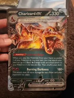 JUMBO Charizard ex Oversized Lenticular SVP196 Promo Card Pokemon NM - Image 1
