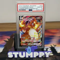 PSA 10 CHARIZARD VMAX 002/021 | Start Set Full Art Graded Pokemon Card - Image 1