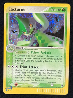 CACTURNE *Holo Rare* (LP/MP) - 02/100 Sandstorm - Pokemon Trading Card Game - Image 1