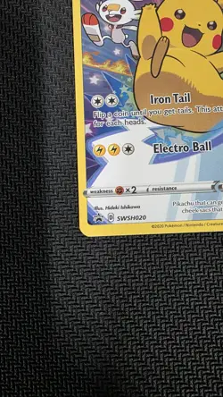 Pikachu SWSH020 SWSH: Sword & Shield Promo Cards Holo - Image 5