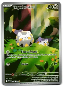 Togedemaru 104/094 - Phantasmal Flames Illustration Rare Pokemon TCG - LP Card - Image 1