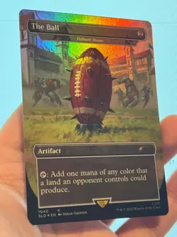 1X FOIL The Ball / Fellwar Stone BORDERLESS MINT MTG Magic Secret Lair Warhammer - Image 2