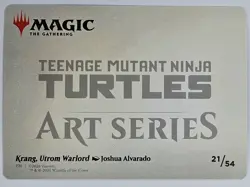 Magic: The Gathering TMNT 21/54 Krang, Utrom Warlord - Image 2