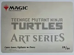 Magic: The Gathering TMNT 28/54 Casey Jones, Vigilante - Image 2
