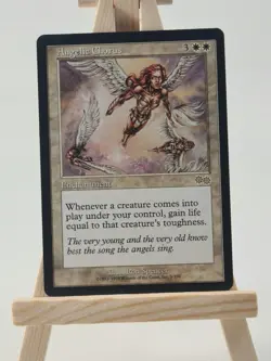 Angelic Chorus Urza´s Saga Magic Karte MTG Englisch (Choral der Engel) 3/350 - Image 1