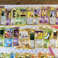 Pokemon card GYM Set LOT 48 Old Back TCG Japanese HP-LP #6 - Image 3