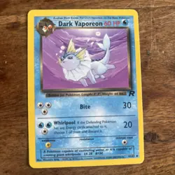 Pokemon TCG Dark Vaporeon Team Rocket 45/82 LP. - Image 1