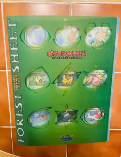 Pokemon Pokepark Premium File Forest Sheet Original Complete Set Pikachu 004/009 - Image 1