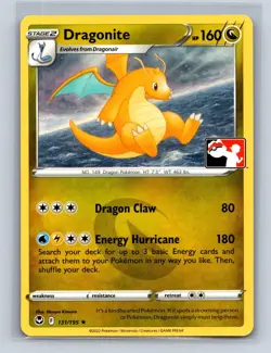 DRAGONITE 131/195 R PRIZE PACK SERIES CARDS POKEMON NM - Image 1