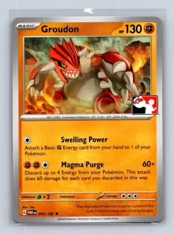 GROUDON 093/182 R PRIZE PACK SERIES CARDS POKEMON NM - Image 1