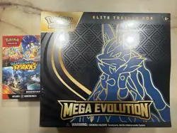 Pokemon Mega Evolutions ETB and Surging Sparks Booster Bundle - Image 1