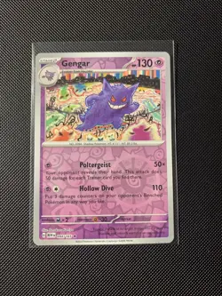 Gengar 094/165 reverse holo rare Scarlet & Violet 151 Pokemon TCG - Image 1