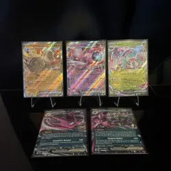 Pokemon TCG - Destined Rivals - EX Lot 5 - Mewtwo, Regirock, Grimmsnarl, Crobat - Image 1