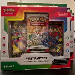 Pokemon TCG First Partner Illustration Collection Series 1 New Sealed - Image 1