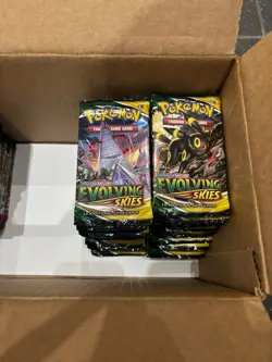 64x Pokemon TCG Sword & Shield Evolving Skies Booster Packs 🔥 Fast Delivery ✅ - Image 2