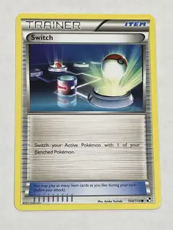 2011 Pokemon TCG Black and White #104/114 - Switch - Image 1