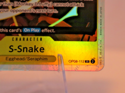 One Piece Op08-112 S-Snake Super Rare - Image 5
