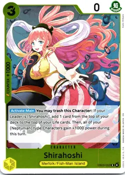 Shirahoshi R Extra Booster: One Piece Heroines Edition EB03-052 NM - Image 1