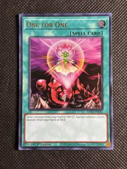 YuGiOh! - One for One RA03-EN056 Alt Art Ultra Rare 1st Edition Near Mint - Image 1