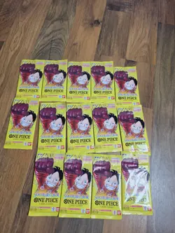 14x One Piece OP-07 Booster Packs Japanese Factory Sealed - Image 1