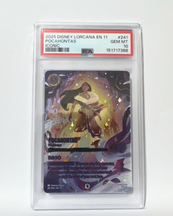 💎POP 4 ICONIC POCAHONTAS PEACEKEEPER EN 11 PSA 10 #241 DISNEY LORCANA - Image 2
