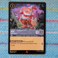 Disney Lorcana TCG Doc Bold Knight 193/204 Nm Shimmering Skies Rare - Image 1