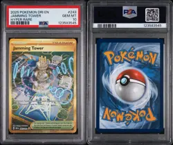 Pokemon Destined Rivals Jamming Tower Card 243/182 Hyper Rare PSA 10 GEM MT - Image 3