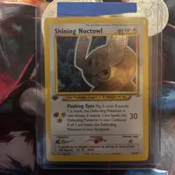 Shining Noctowl 2002 Neo Destiny 1st Edition 110/105 Holo Pokemon Card - Image 1