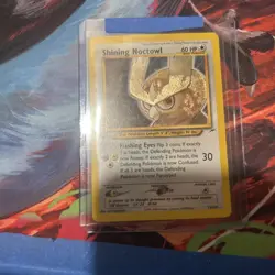 Shining Noctowl 2002 Neo Destiny 1st Edition 110/105 Holo Pokemon Card - Image 2
