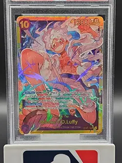 Monkey D Luffy OP05-119 SEC PSA 10 One Piece Card Game Awakening Of The New Era - Image 2