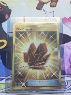 Pokemon TCG Unbroken Bonds Fire Crystal Rare Holo Card 231/214 Secret - Image 1