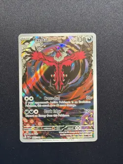 Yveltal 205/182 Sv04: Paradox Rift Holo Pokemon Card Illustration Rare Holo NM - Image 1