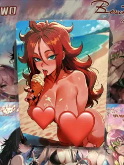 Matte Beautiful Waifu Handmade Card Goddess Story CCG Anime Double Sided - Image 1