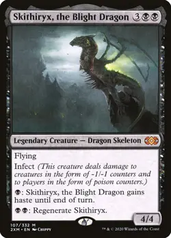 MTG Skithiryx, the Blight Dragon (107/503) Double Masters LP - Image 1