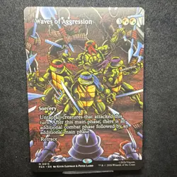 Waves of Aggression M0013 Kevin Eastman Peter Laird TMNT Sorcery 2026 MTG - Image 1