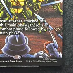 Waves of Aggression M0013 Kevin Eastman Peter Laird TMNT Sorcery 2026 MTG - Image 2