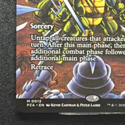 Waves of Aggression M0013 Kevin Eastman Peter Laird TMNT Sorcery 2026 MTG - Image 3