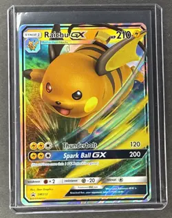 Pokemon Raichu GX SM213 Black Star Promo 2019 NM - Image 1