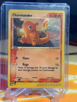 Charmander Holo Secret Rare 98/97 Pokemon English E-series Heavily Played - Image 1