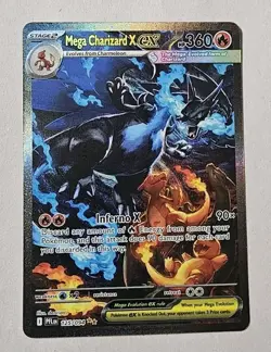 Pokemon TCG Mega Charizard X ex 125/094 SIR Phantasmal Flames - Image 2