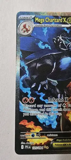 Pokemon TCG Mega Charizard X ex 125/094 SIR Phantasmal Flames - Image 4