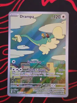Drampa 184/162 Holo Illustration Rare Temporal Forces Pokemon Card - Image 1