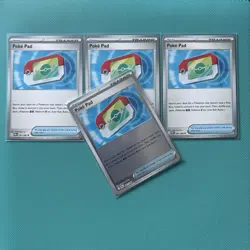 4x Poke Pad 081/088 x4 - NM Perfect Order Pokemon Playset ME03 - Image 1